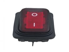 02 28 42 Switch with Red Light with Bellow