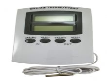 01 70 62 Thermometer Digital Inside-Outside -50+70C Hygrometer DT-72